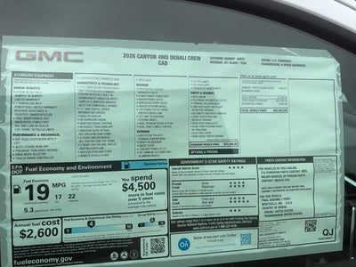 2026 GMC Canyon Denali
