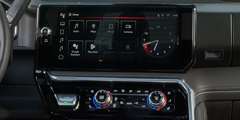 2026 GMC Sierra 3500 HD Chassis Cab SLE infotainment system and advanced technology features